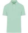 NS227 Native Spirit Terry Towel Polo Shirt brook green colour image